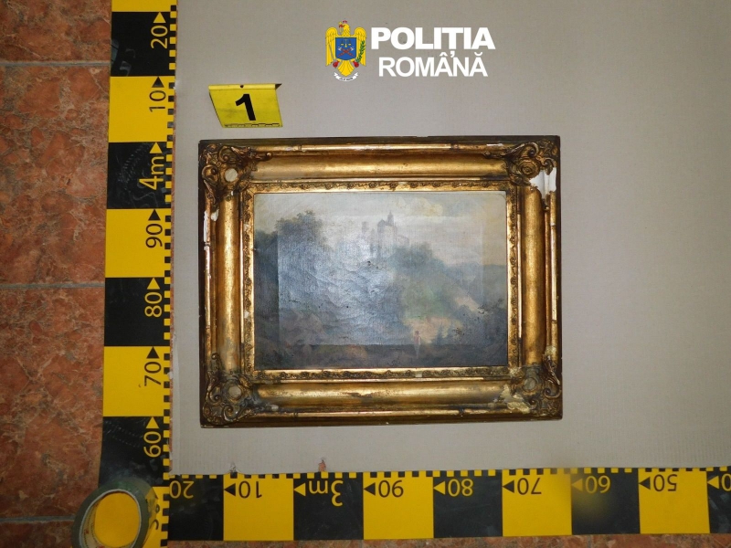 Zece tablouri furate din Italia au fost găsite în România. Valoarea lor depășește 90.000 de euro