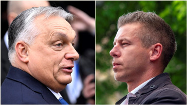 Colaj: Viktor Orbán și Péter Magyar.