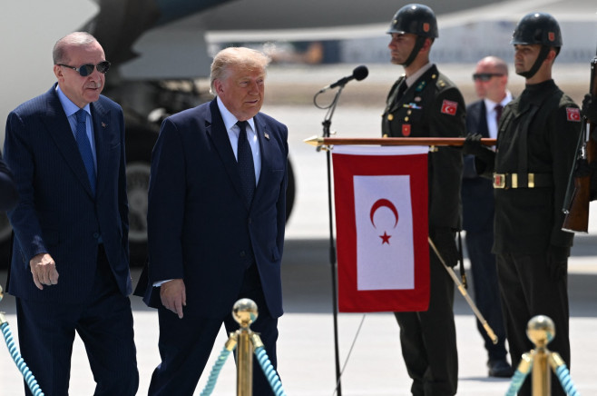 US President Donald Trump in Ankara