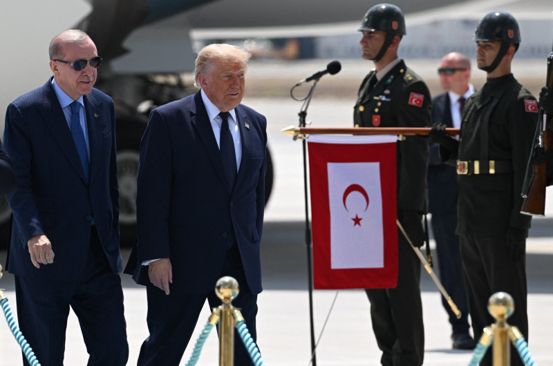 US President Donald Trump in Ankara