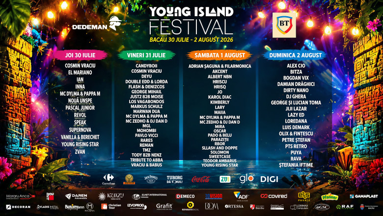Line-up Young Island festival_poza principala