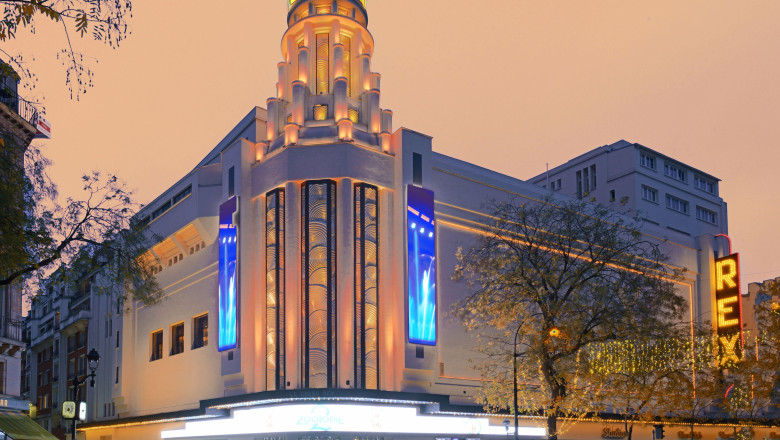 France, Paris (75), le Cinéma Art Déco le Grand Rex // Art Deco Cinema the Grand Rex
