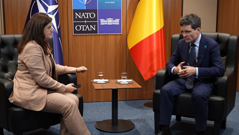 Președintele Nicușor Dan, intervievat de Cristina Cileacu, jurnalist Digi24