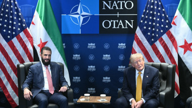 Donald Trump și Ahmed al-Sharaa