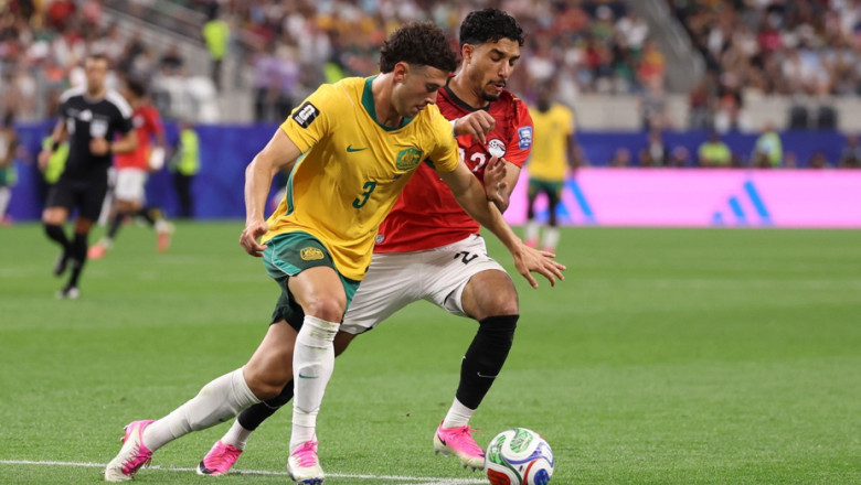 faza de joc din meciul aaustralia - egipt