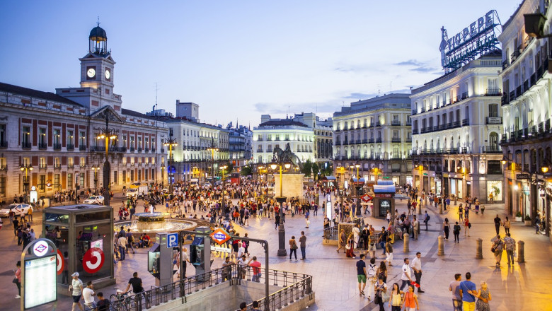 Madrid, Puerta del Sol. Imagine cu caracter ilustrativ. Foto: Profimedia