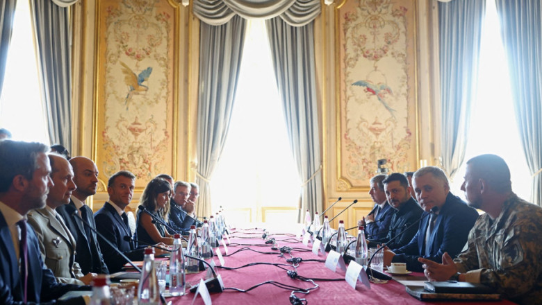 delegatiile frantei si ucrainei la coalitia de vointa