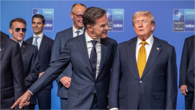 Mark Rute și Donald Trump la summitul NATO de la Ankara