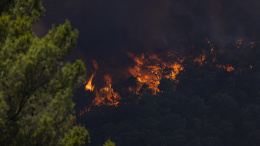 Wildfires in France - Firefighters in Ponteves