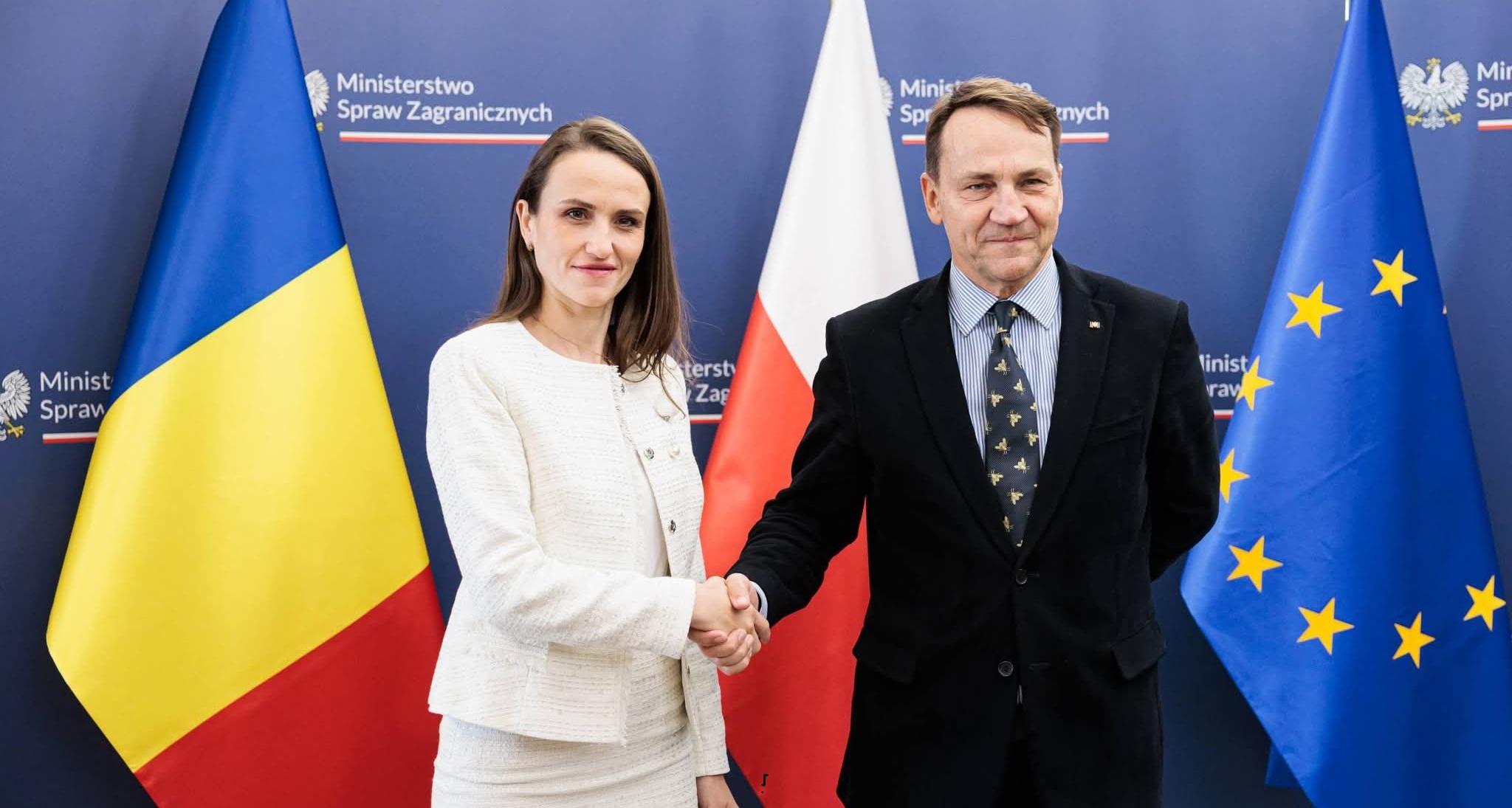 Polonia, mesaj de solidaritate cu România. Oana Țoiu: Omologul meu mi-a transmis condamnarea fermă față de incursiunea dronelor rusești
