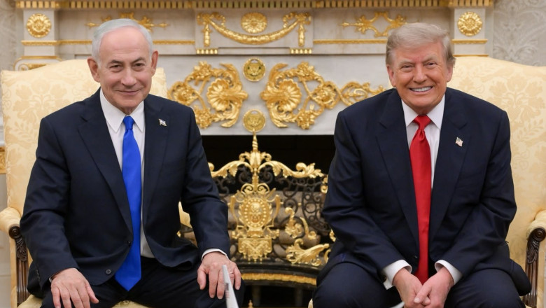 netanyahu si trump in biroul oval