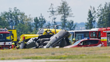 Elicopter prăbușit în Cehia.