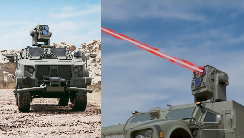 armă laser folosită la distrugerea dronelor și rachetelor