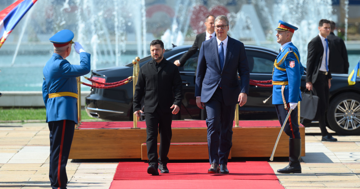 Zelenski a discutat la Belgrad despre aderarea Serbiei la UE