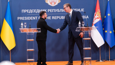 Volodymyr Zelenskyy On A State Visit To The Republic Of Serbia, Belgrade, Central Serbia - 08 Aug 2026