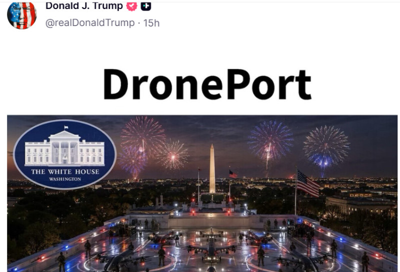 Trump transformă sala de bal a Casei Albe în „port de drone”. Imagini generate cu inteligența artificială 2 Capture1