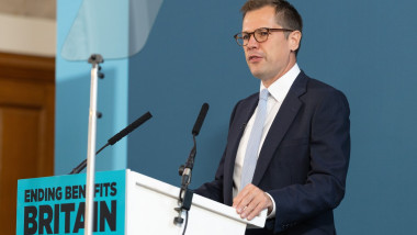 Reform UK's Shadow Chancellor Robert Jenrick Press Conference, Westminster, London, UK - 17 Aug 2026