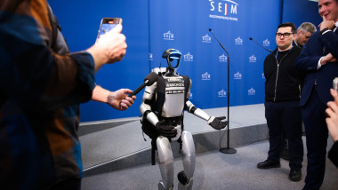 Edward Warchocki Viral Robotic Humanoid In Poland, Warsaw - 25 Mar 2026