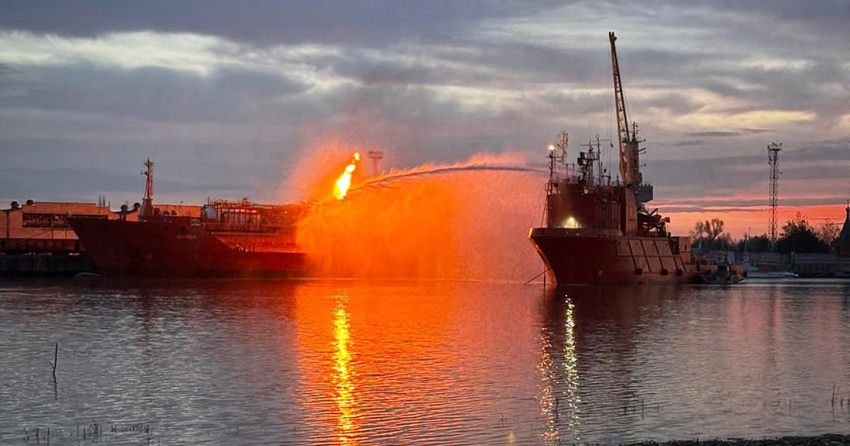 Rusia a atacat portul Izmail din Ucraina, provocând un incendiu la infrastructura portuară