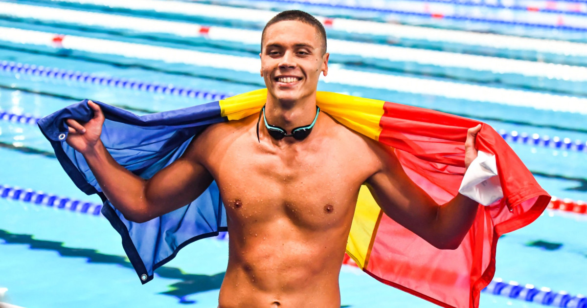 David Popovici a câștigat aurul la 100 m liber la Europenele de la Paris