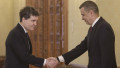 Sorin Grindeanu, la consultările cu partidele parlamentare organizate de Nicușor Dan la Palatul Cotroceni, 22 aprilie 2026.