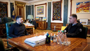 Volodimir Zelenski și Kirilo Budanov.