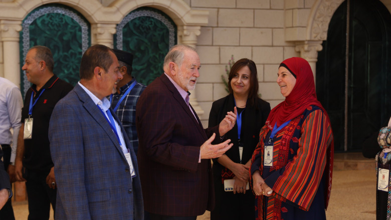 U.S. Ambassador Mike Huckabee Meets Palestinian Residents In Turmus Ayya - 5 Sep 2026