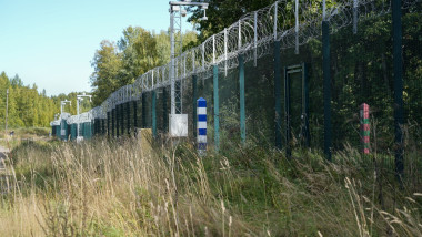 Gardul de securitate de la frontiera Finladei cu Rusia. Foto Profimedia