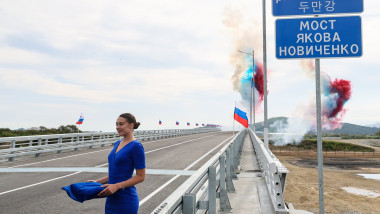 inaugurare pod rusia coreea de nord