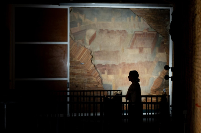 Rome: Presentation Of The Restoration Of The Baths Of Trajan