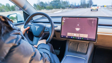 tesla interior