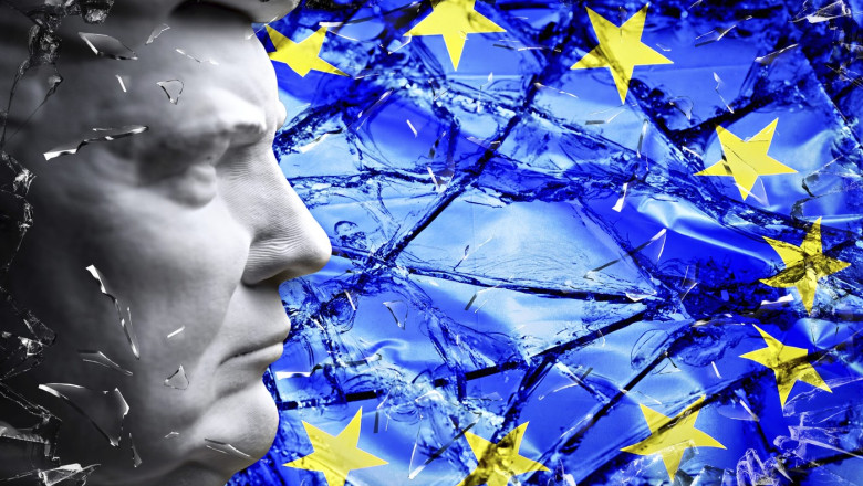 trump bust drapel ue uniunea europeana