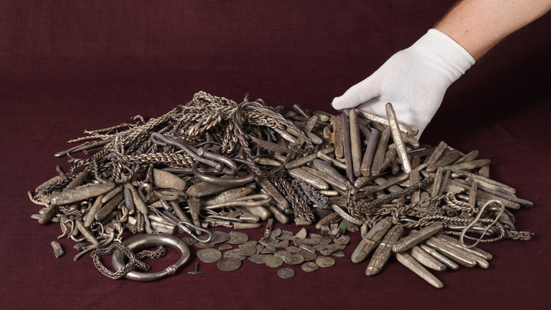 Homeowner discovers Denmark's biggest ever Viking silver hoard while digging new patio