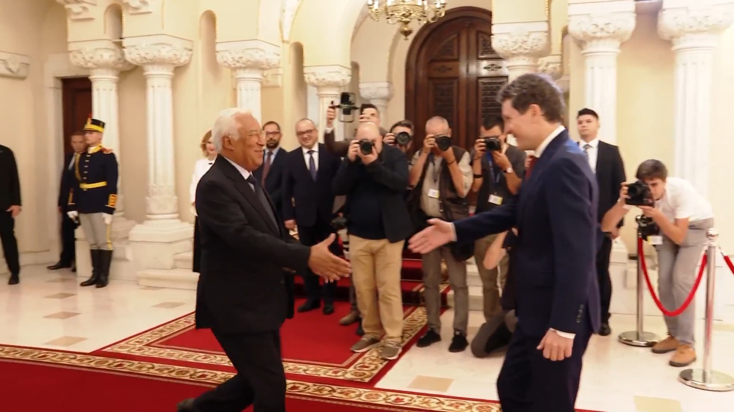Preşedintele Consiliului European a fost primit de Nicuşor Dan la Palatul Cotroceni