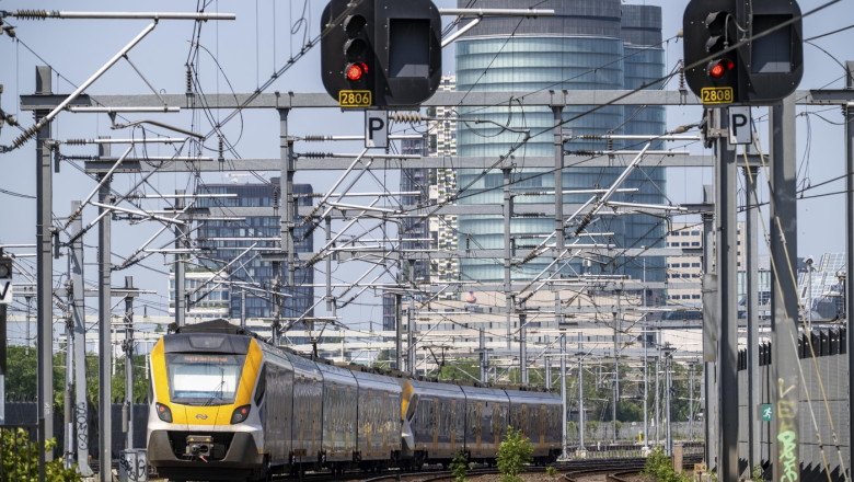 Transport feroviar în Olanda. Imagine cu caracter ilustrativ. Foto Profimedia