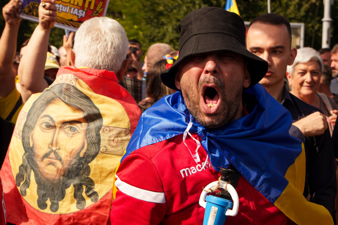 Romania Farmers Protest