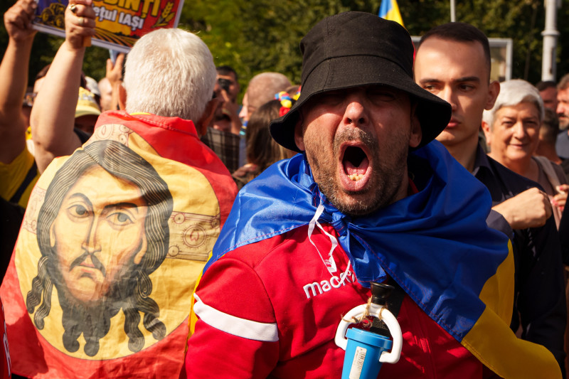 Romania Farmers Protest