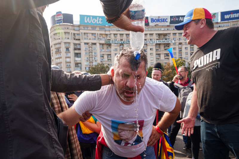 Romania Farmers Protest