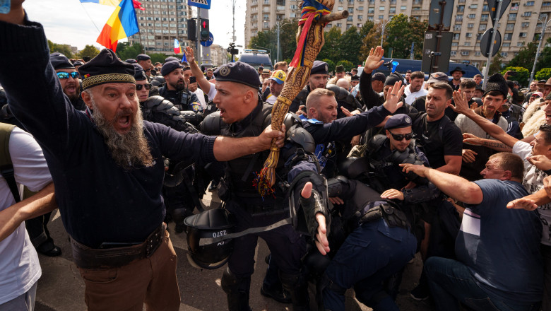 Romania Farmers Protest