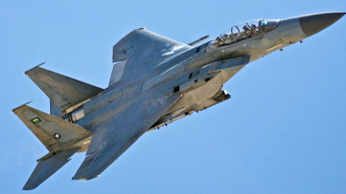 McDonnell Douglas F-15 in Royal Saudi Air Force colours in 2011. Photo:USAF