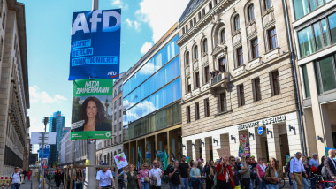 Thousands Protest Against The AfD And Far-Right Politics In Berlin, Germany - 12 Sep 2026