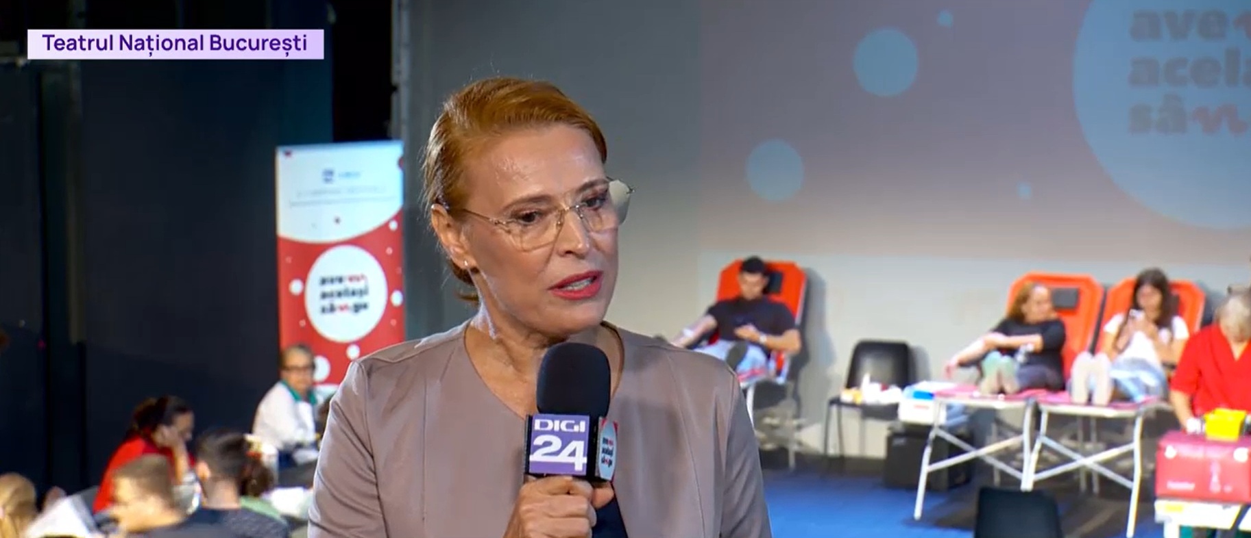 "Avem același sânge" la Teatrul Național din București. Monica Davidescu: "Să salvezi o viață înseamnă bucurie"