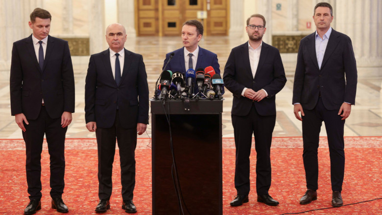 Declaratii sustinute de premierul desemnat, Siegfried Muresan, pentru formarea guvernului si reprezentantii PNL, USR, UDMR si ai minoritatilor din Parlamentul Romaniei,