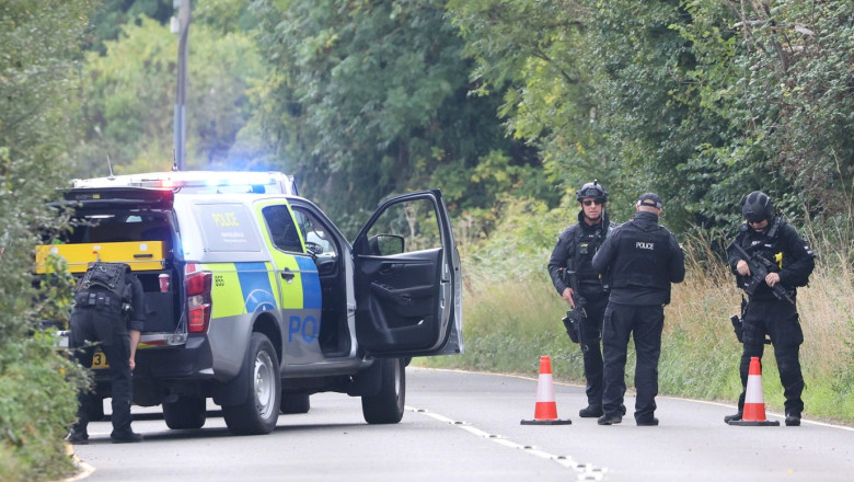 Terrified residents near RAF base evacuated as 'major incident' declared