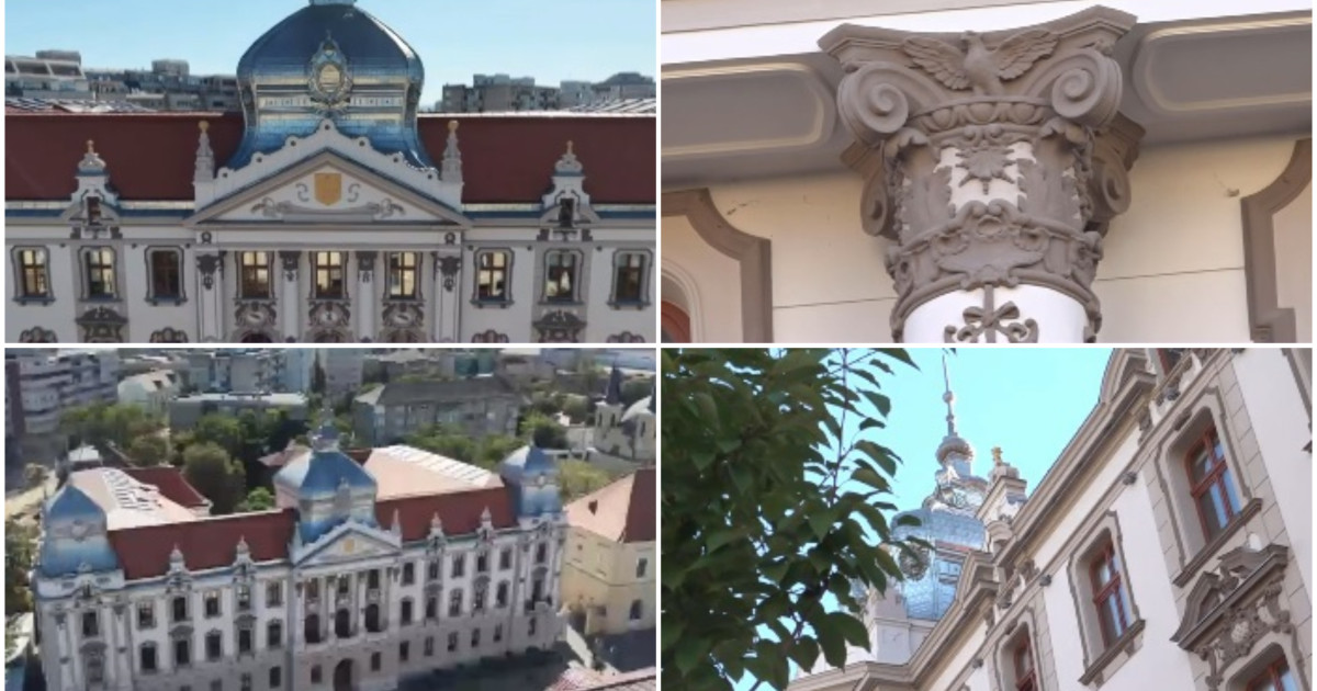 Palatul Finanțelor din Oradea, de la ruină la bijuterie. Istoria zbuciumată a clădirii ridicate acum peste 120 de ani