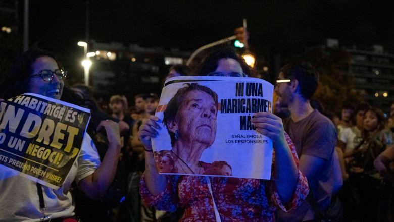 Demonstration In Support Of The Maricarmen Housing Decree Barcelona, Spain, Turin - 28 Sep 2026