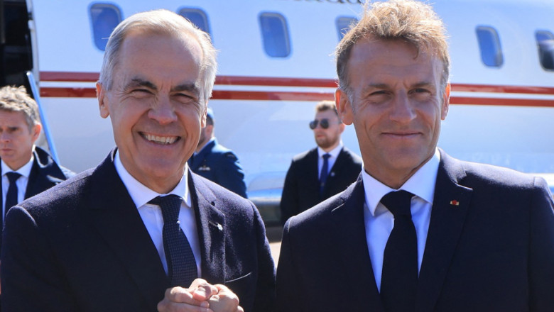 mark carney si emmanuel macron profimedia-1136766754