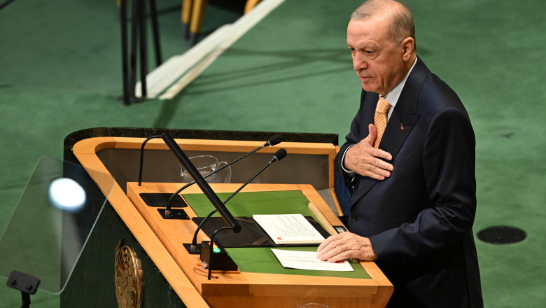 Recep Tayyip Erdogan Addresses United Nations General Assembly In New York City - 22 Sep 2026