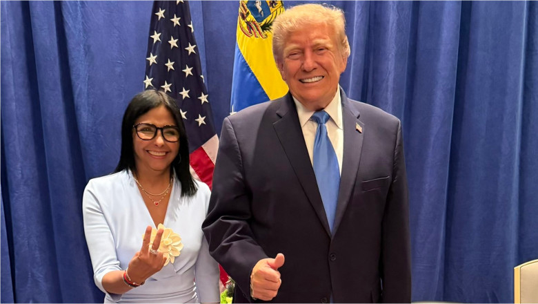 Delcy Rodriguez - Donald Trump