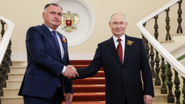Vladimir Putin și Alan Gagloyev